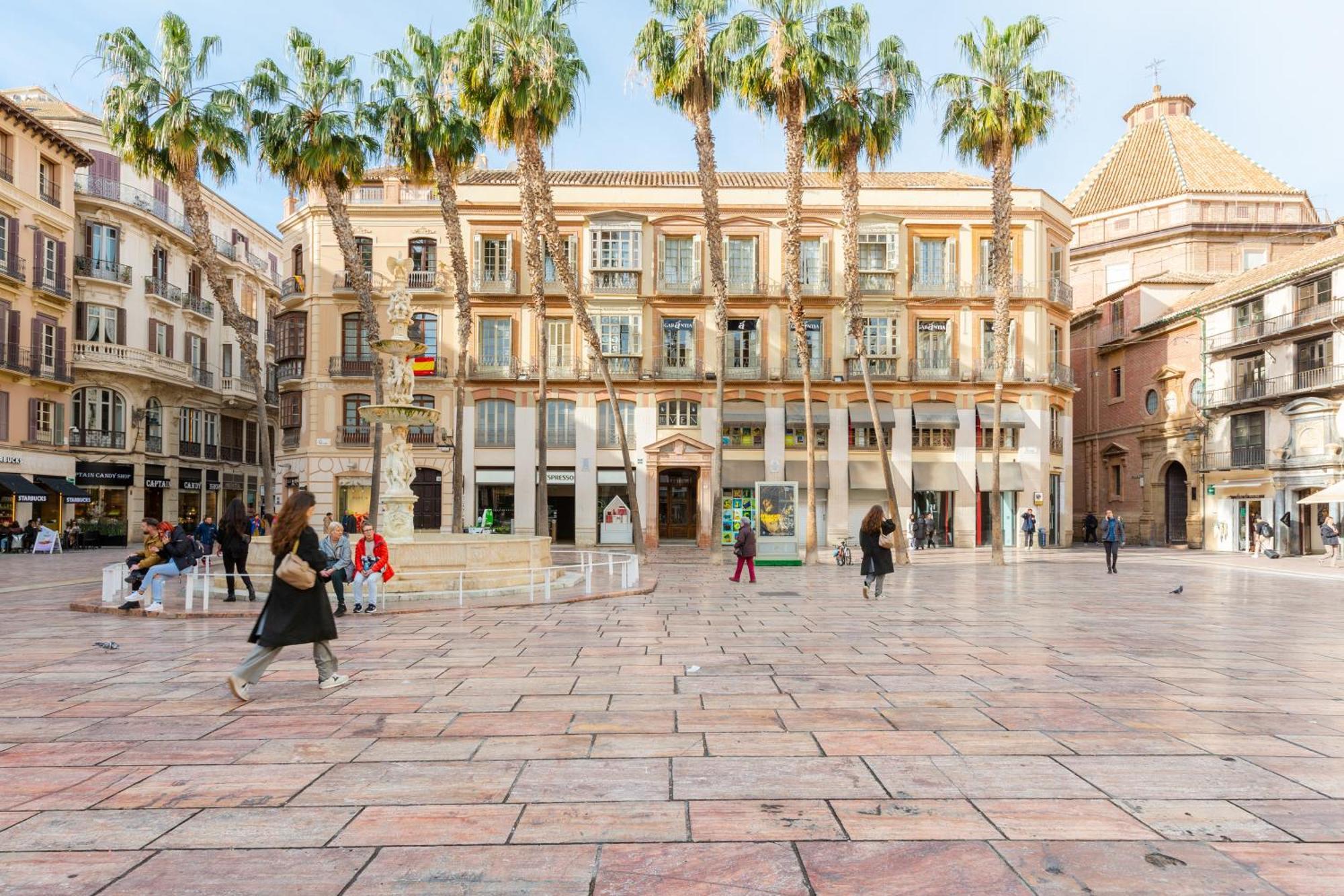 Appartamento Plaza De La Constitucion Málaga Esterno foto